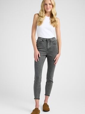 Herizon High-Rise Skinny Jeans in Washed Charcoal